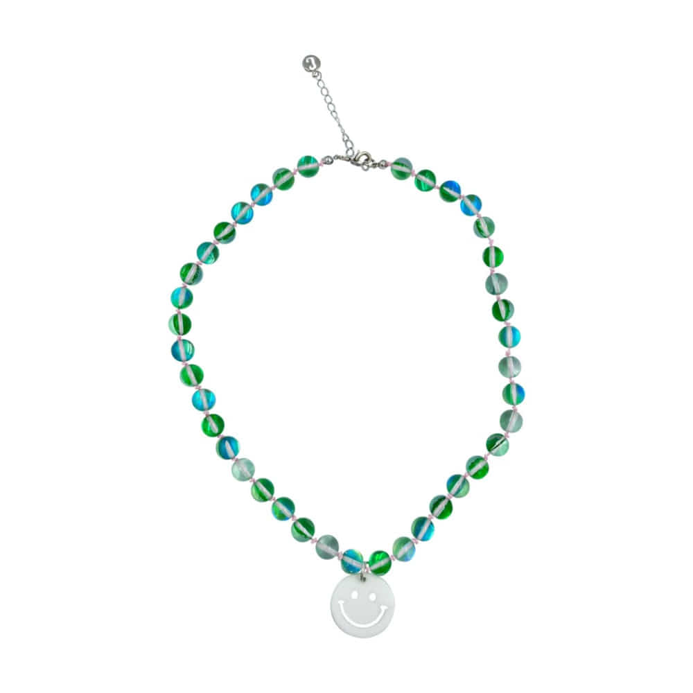 Weave / Joyful necklace / Green