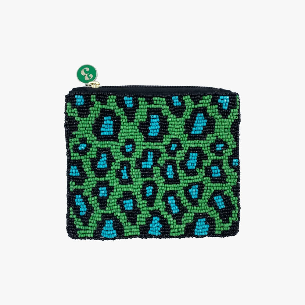 Tri / Mini pocket pouch / Green &amp; Blue