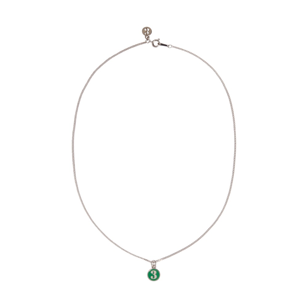 Tri / No.3 basic necklace / Green