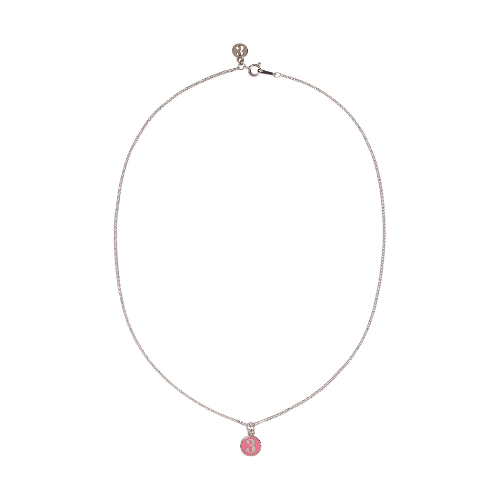 Tri / No.3 basic necklace / Pink