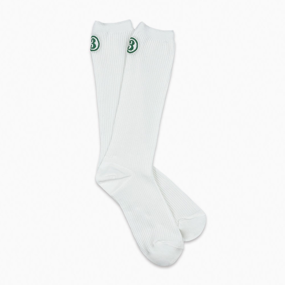 Tri / Basic Long Socks / Ivory